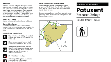 South Tract Trail Map