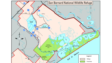 San Bernard NWR - Exhibit Map