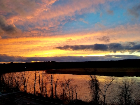 Sunset at the New England Field Office