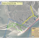 Monomoy trail map for Morris Island