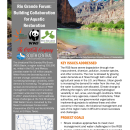 Collaboration for Aquatic Restoration on Rio Grande Handout
