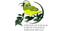 A logo featuring a yellow bird, the Akiapola'au