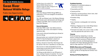 Swan River National Wildlife Refuge - Public Use Opportunities