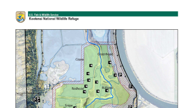 Kootenai NWR - 2024 Waterfowl Hunt Map