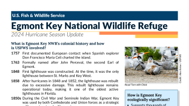 Egmont Key Hurricane Factsheet May 2025