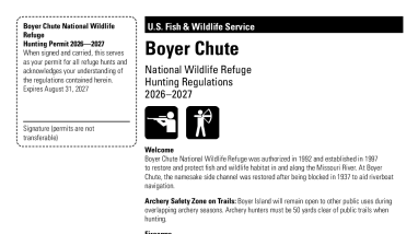 Boyer Chute 2026-2027 Hunt Brochure