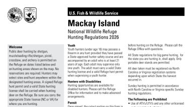 Mackay Island NWR Hunting Regulations