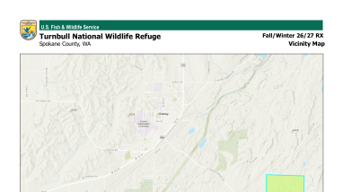 Turnbull NWR 2026-2027 Prescribed Burn Map