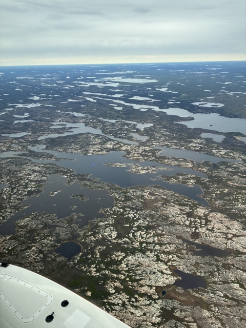 Wetlands of the Taiga Shield Ecozone west of Yellowknife, Northwest Territories