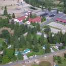 An aerial image of Leavenworth National Fish Hatchery in Leavenworth, Washington 