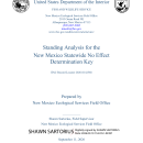 New Mexico No Effect Determination Key Standing Analysis
