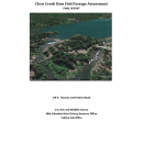 2016 Clear Creek Dam Fish Passage Assessment Final Report