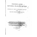 1994 Pocosin Lakes NWR Hydraulic and Hydrologic Study and Water Management Study