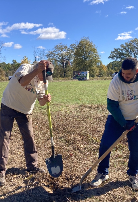 Native Tree Planting event at Great Swamp NWR