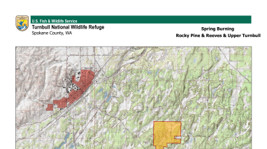 Turnbull NWR Spring 2026 Prescribed Fire Map
