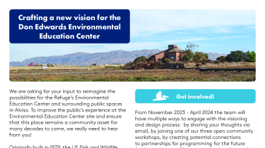 Crafting a new vision for the Don Edwards Environmental Education Center