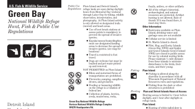 Green Bay NWR Public Use Regulations