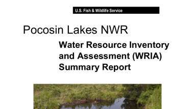 Pocosin Lakes NWR Water Resources Inventory and Assessment (WRIA)