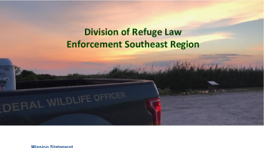 Division of Refuge Law Enforcement Southeast Region