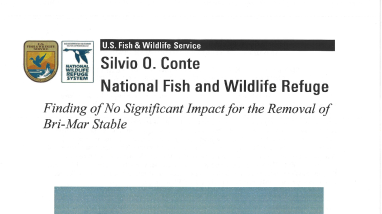 Finding of No Significant Impact for the Removal of Bri-Mar Stable