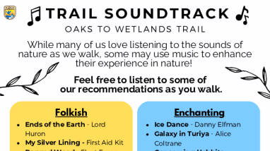 Trail Soundtrack - Oaks to Wetlands