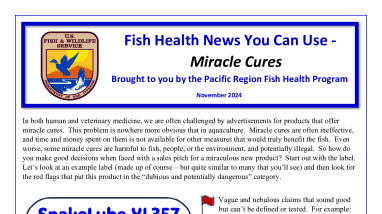 Fish Health News You Can Use (November 2024)