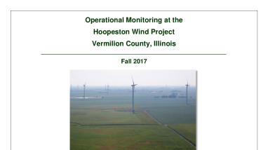 Operational Monitoring at the Hoopeston Wind Project, 2017