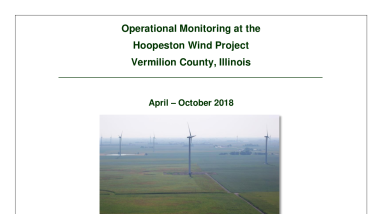 Operational Monitoring at the Hoopeston Wind Project, 2018