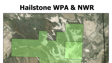 Hailstone NWR & WPA Map