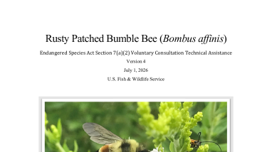 Appendix E. Voluntary Habitat Assessment Form