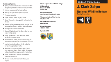 J. Clark Salyer NWR Hunting Brochure 9_22_26