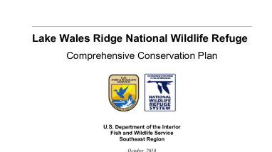 Lake Wales Ridge National Wildlife Refuge Comprehensive Conservation Plan