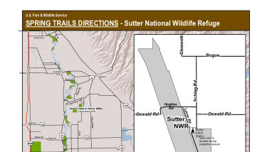Sutter Refuge Directions at Sacramento National Wildlife Refuge Complex