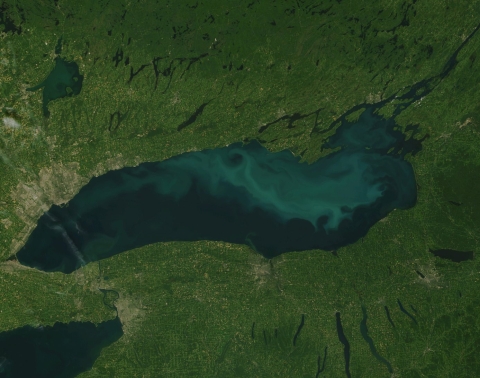Satellite view of Lake America