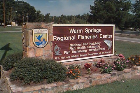 Fish Health Facility Sign