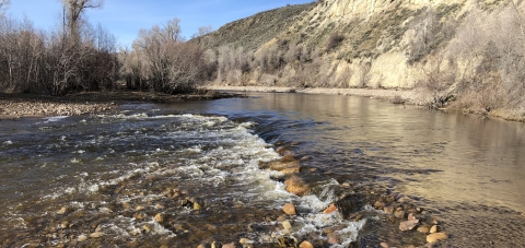 A river
