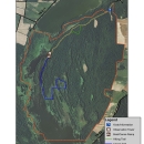A map of the Grassy Island Public Use Area.
