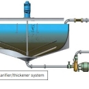 Gravity clarifier/thickener concept diagram