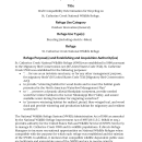 St Catherine Creek Draft Bicycling CD