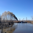 Image of dredging tidal channel
